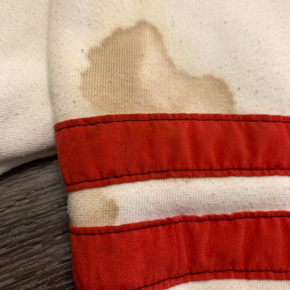 Vintage 80s Adidas Canton Chiefs Embroidered Football Sweatshirt Sz. L - Picture 8 of 16